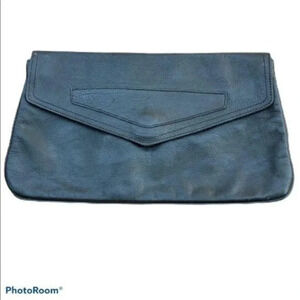 phillippe vintage leather‎ envelope clutch​​